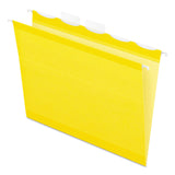 Pendaflex Ready-Tab Colored Reinforced Hanging Folders, Letter Size, 1/5-Cut Tab, Yellow, 25/Box (PFX42624) Box of 25