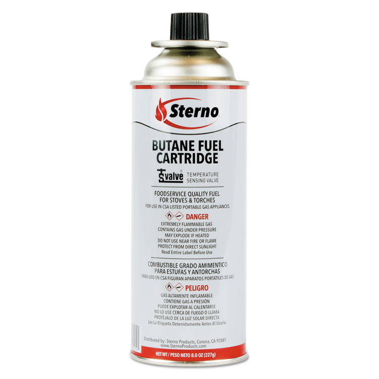 Sterno® Butane Fuel Cartridge, 8 oz (STE50162) Case of 12