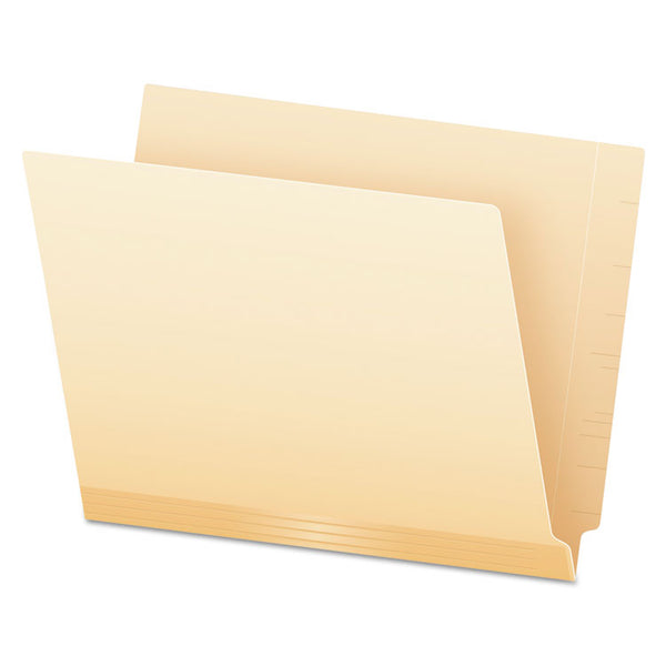 Pendaflex® Manila Laminated Spine Shelf File Folders, Straight Tabs, Letter Size, Manila, 100/Box (PFX11035) Box of 100