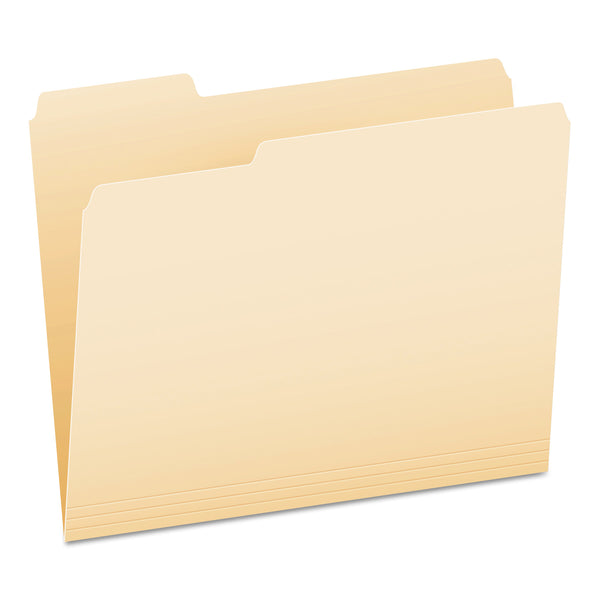 Pendaflex Manila File Folders, 1/3-Cut Tabs, Left Position, Left Position, Letter Size, 100/Box (ESS752131) Box of 100