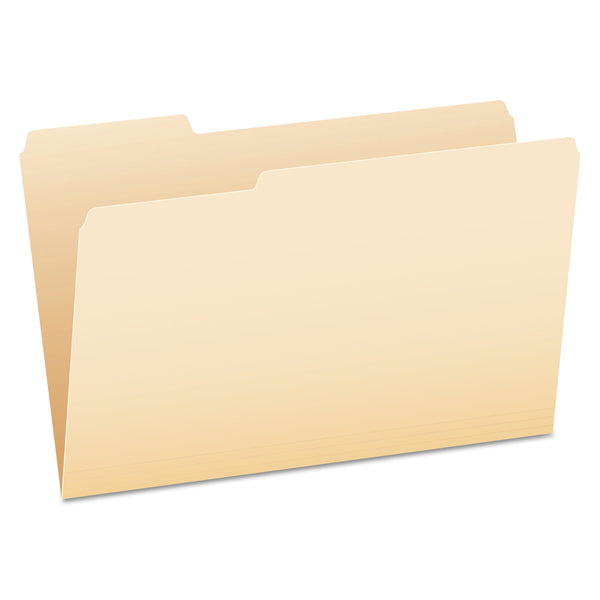 Pendaflex Manila File Folders, 1/3-Cut Tabs, Legal Size, 100/Box (ESS75313) Box of 100