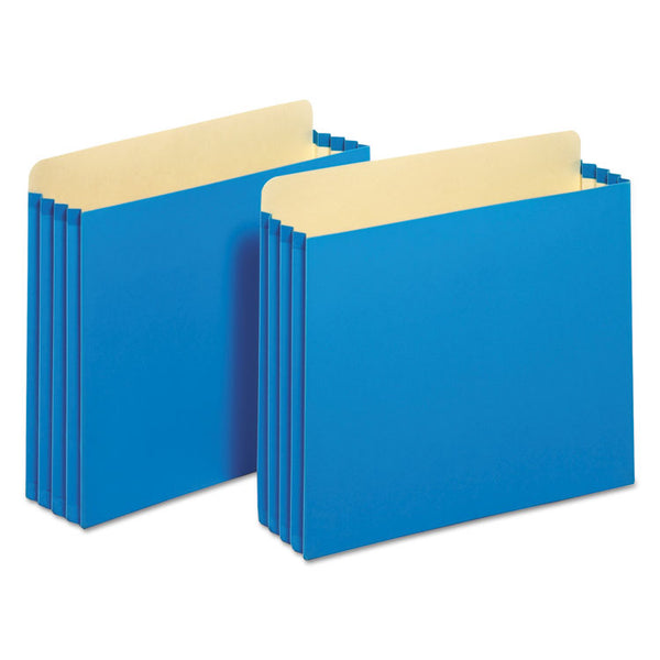 Pendaflex® File Cabinet Pockets, 3.5" Expansion, Letter Size, Blue, 10/Box (PFXFC1524PBLU) Pack of 10