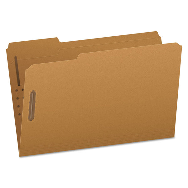 Pendaflex® Kraft Fastener Folders, 1/3-Cut Tabs, 2 Fasteners, Legal Size, Kraft Exterior, 50/Box (PFXFK312) Each