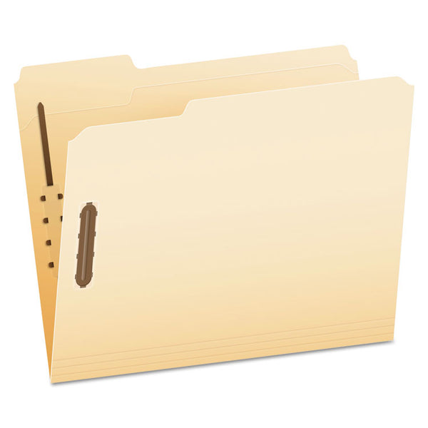 Pendaflex® Manila Fastener Folders, 1/3-Cut Tabs, 2 Fasteners, Letter Size, Manila Exterior, 50/Box (PFXFM213) Each