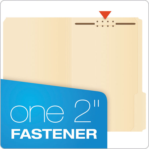 Pendaflex® Manila Fastener Folders, 1/3-Cut Tabs, 1 Fastener, Legal Size, Manila Exterior, 50/Box (PFXFM310) Each