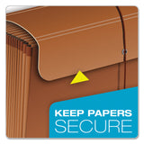 Pendaflex® Heavy-Duty Expanding File with Reinforced Flap, 12 Sections, Elastic Cord Closure, 1/3-Cut Tabs, Letter Size, Redrope (PFXR117MLHD) Each