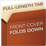 Pendaflex® Pocket File, 3.5" Expansion, Legal Size, Red Fiber (PFXS26E) Each