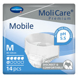 MoliCare® Premium Mobile 6D Unisex Adult Absorbent Underwear Pull On with Tear Away Seams Medium Disposable Moderate Absorbency (1113235_BG) 14/BG