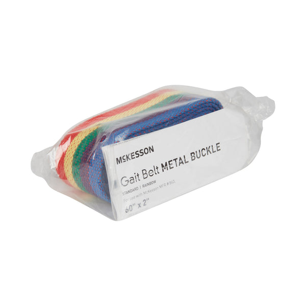 McKesson Gait Belt 60 Inch Length Rainbow Design Polyester (864688_CS) 48/CS