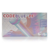 CODEBLUE® PF Exam Glove Large NonSterile Latex Extended Cuff Length Fully Textured Blue Not Rated (546242_CS) 10/CS