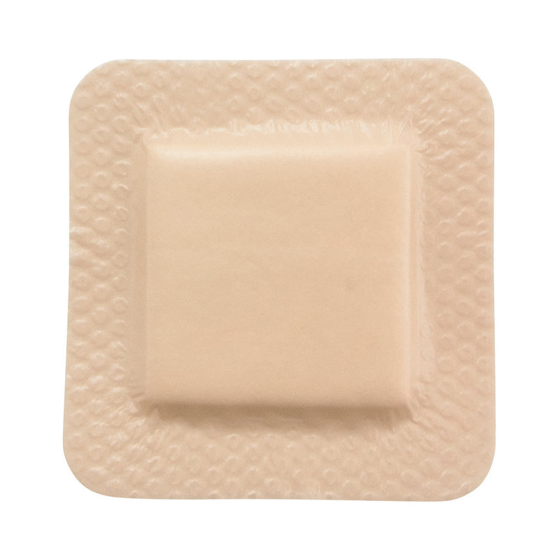 McKesson Lite Thin Foam Dressing 3 X 3 Inch With Border Film Backing Silicone Gel Adhesive Square Sterile (1083089_BX) 10/BX