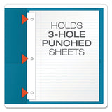 Oxford™ Twin-Pocket Folders with 3 Fasteners, 0.5" Capacity, 11 x 8.5, Assorted, 25/Box (OXF57713)