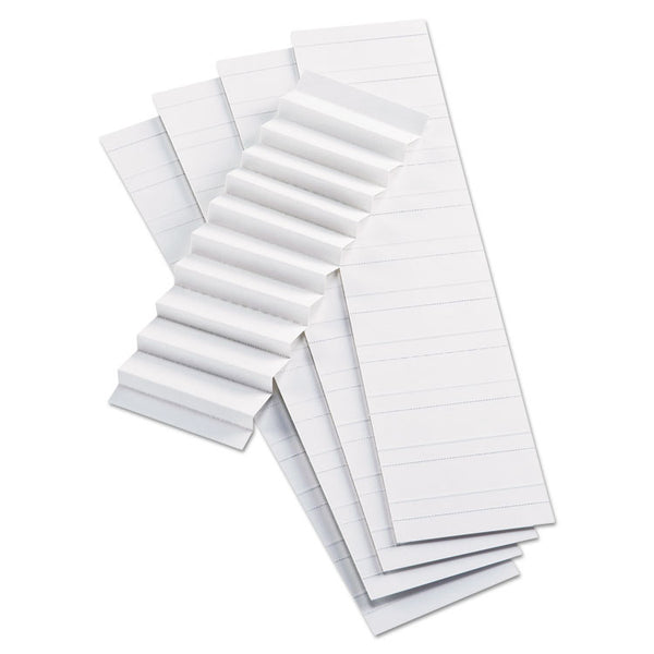 Pendaflex® Blank Inserts For Hanging File Folders, Compatible with 42 Series Tabs, 1/5-Cut, White, 2" Wide, 100/Pack (PFX242)