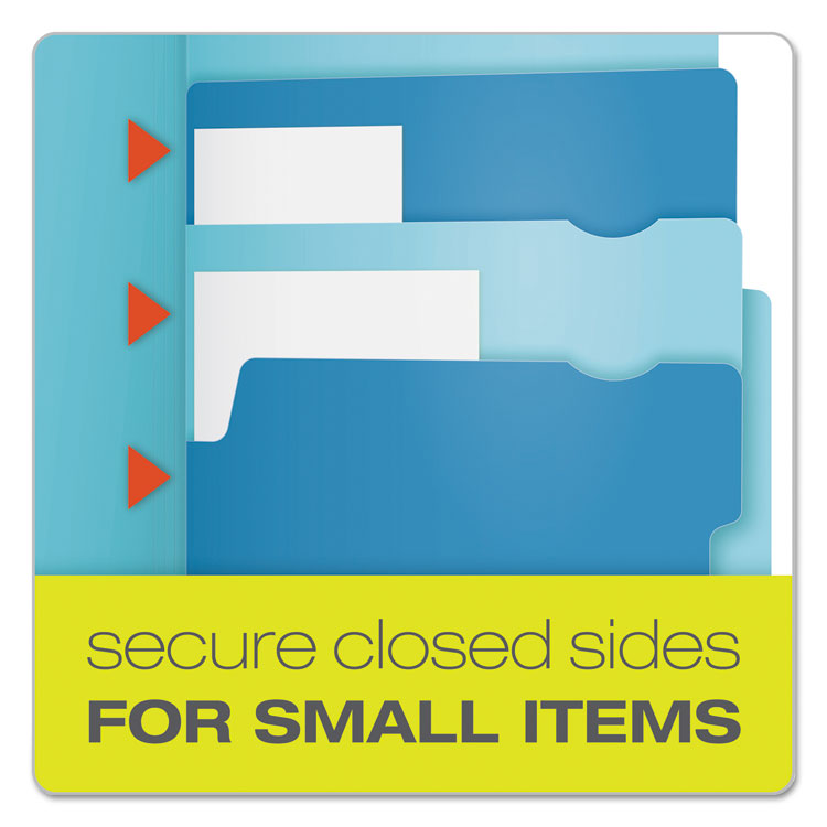 Pendaflex® Divide It Up File Folder, 1/2-Cut Tabs: Assorted, Letter Size, 0.75" Expansion, Assorted Colors, 24/Pack (PFX10772) Pack of 24