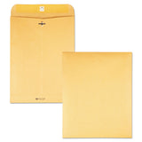 Quality Park™ Clasp Envelope, 28 lb Bond Weight Kraft, #93, Square Flap, Clasp/Gummed Closure, 9.5 x 12.5, Brown Kraft, 100/Box (QUA37893) Box of 100