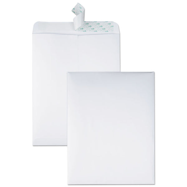 Quality Park™ Redi-Strip Catalog Envelope, #13 1/2, Cheese Blade Flap, Redi-Strip Adhesive Closure, 10 x 13, White, 100/Box (QUA44782) Box of 100