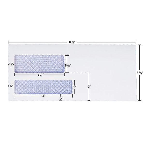 Quality Park™ Reveal-N-Seal Envelope, #9, Commercial Flap, Self-Adhesive Closure, 3.88 x 8.88, White, 500/Box (QUA67529) Box of 500