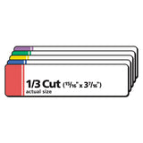 Avery® Extra-Large TrueBlock File Folder Labels with Sure Feed Technology, 0.94 x 3.44, White, 18/Sheet, 25 Sheets/Pack (AVE5026)