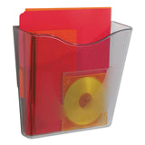 deflecto® Euro-Style DocuPocket Portrait Wall File, A4/Legal/Letter/Magazines/Portfolio Size, 10.25" x 4" x 10", Smoke (DEF63002) Each