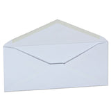 Office Impressions® White Envelope, #10, Commercial Flap, Gummed Closure, 4.13 x 9.5, White, 500/Box (OFF82292) Box of 500