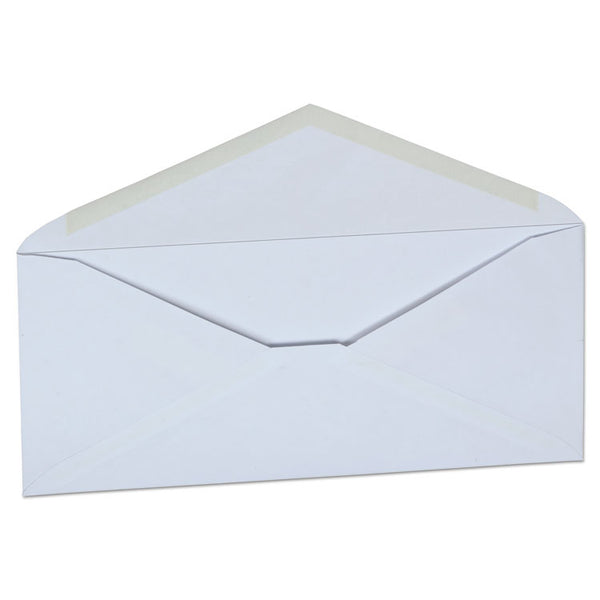 Office Impressions® White Envelope, #10, Commercial Flap, Gummed Closure, 4.13 x 9.5, White, 500/Box (OFF82292) Box of 500