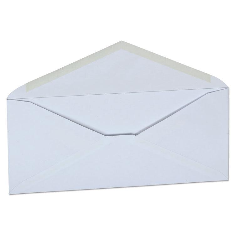Office Impressions® White Envelope, #10, Commercial Flap, Gummed Closure, 4.13 x 9.5, White, 500/Box (OFF82292) Box of 500