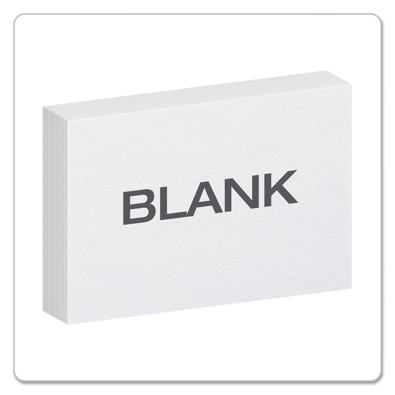 Oxford Unruled Index Cards, 4 x 6, White, 100/Pack (OXF40) Pack of 100