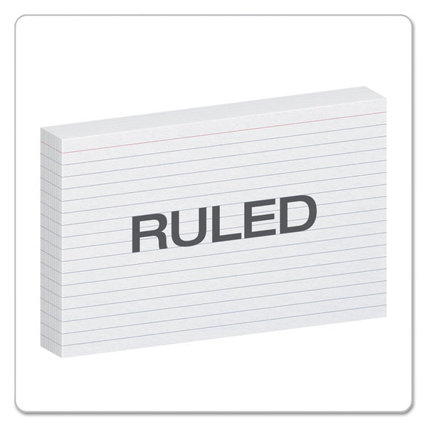 Oxford™ Ruled Index Cards, 5 x 8, White, 100/Pack (OXF51) Pack of 100