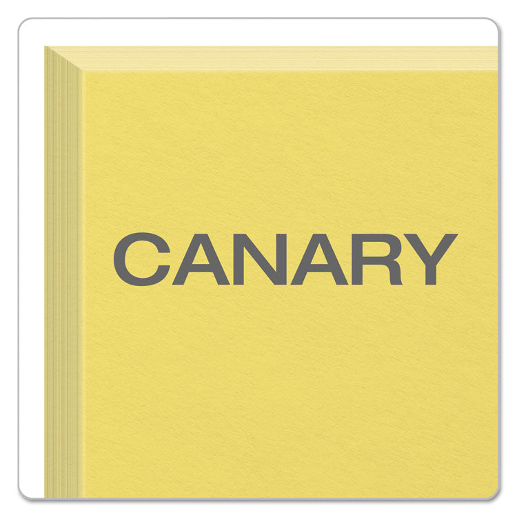 Oxford™ Unruled Index Cards, 3 x 5, Canary, 100/Pack (OXF7320CAN)