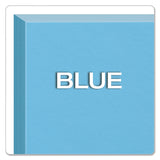 Oxford™ Unruled Index Cards, 4 x 6, Blue, 100/Pack (OXF7420BLU)