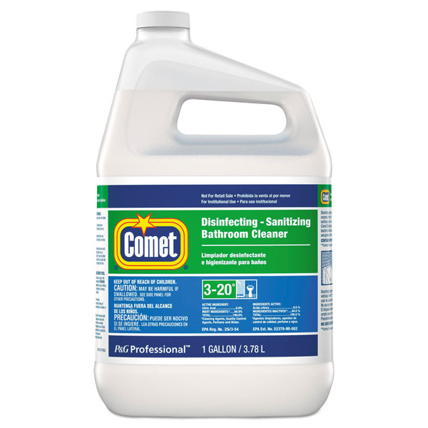 Comet® Disinfecting-Sanitizing Bathroom Cleaner, One Gallon Bottle (PGC22570EA)