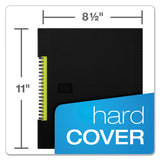 Oxford™ Idea Collective Professional Wirebound Hardcover Notebook, 1-Subject, Medium/College Rule, Black Cover, (80) 11 x 8.5 Sheets (TOP56895) Each