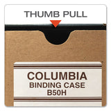 Globe-Weis® COLUMBIA Recycled Binding Cases, 2 Rings, 3.13" Capacity, 11 x 8.5, Kraft (GLWB50H) Each