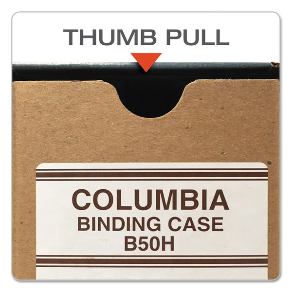 Globe-Weis® COLUMBIA Recycled Binding Cases, 2 Rings, 3.13" Capacity, 11 x 8.5, Kraft (GLWB50H) Each