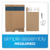 Globe-Weis® COLUMBIA Recycled Binding Cases, 2 Rings, 3.13" Capacity, 11 x 8.5, Kraft (GLWB50H) Each