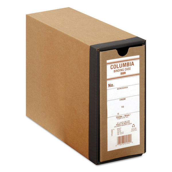 Globe-Weis® COLUMBIA Recycled Binding Cases, 2 Rings, 3.13" Capacity, 11 x 8.5, Kraft (GLWB50H) Each