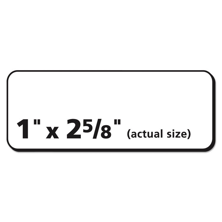 Avery® Repositionable Address Labels w/SureFeed, Laser, 1 x 2.63, White, 3000/Box (AVE55160)