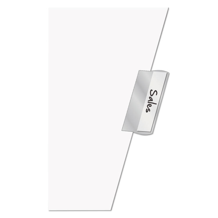 Cardinal® Paper Insertable Dividers, 5-Tab, 11 x 17, White, Clear Tabs, 1 Set (CRD84812) Each