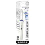 Zebra® PM-701 Permanent Marker, Medium Bullet Tip, Blue (ZEB65121)