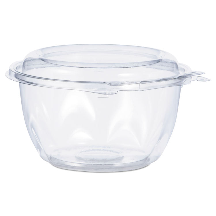 Dart® Tamper-Resistant, Tamper-Evident Bowls with Dome Lid, 16 oz, 5.5" Diameter x 3.1"h, Clear, Plastic, 240/Carton (DCCCTR16BD) Case of 240