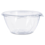 Dart® Tamper-Resistant, Tamper-Evident Bowls with Flat Lid, 32 oz, 7" Diameter x 3.2"h, Clear, Plastic, 150/Carton (DCCCTR32BF) Case of 150