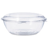 Dart® Tamper-Resistant, Tamper-Evident Bowls with Dome Lid, 48 oz, 8.9" Diameter x 3.4"h, Clear, Plastic, 100/Carton (DCCCTR48BD) Case of 100