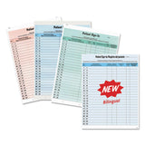 Tabbies® HIPAA Labels, Patient Sign-In, 8.5 x 11, Blue, 23/Sheet, 125 Sheets/Pack (TAB14541) Pack of 125