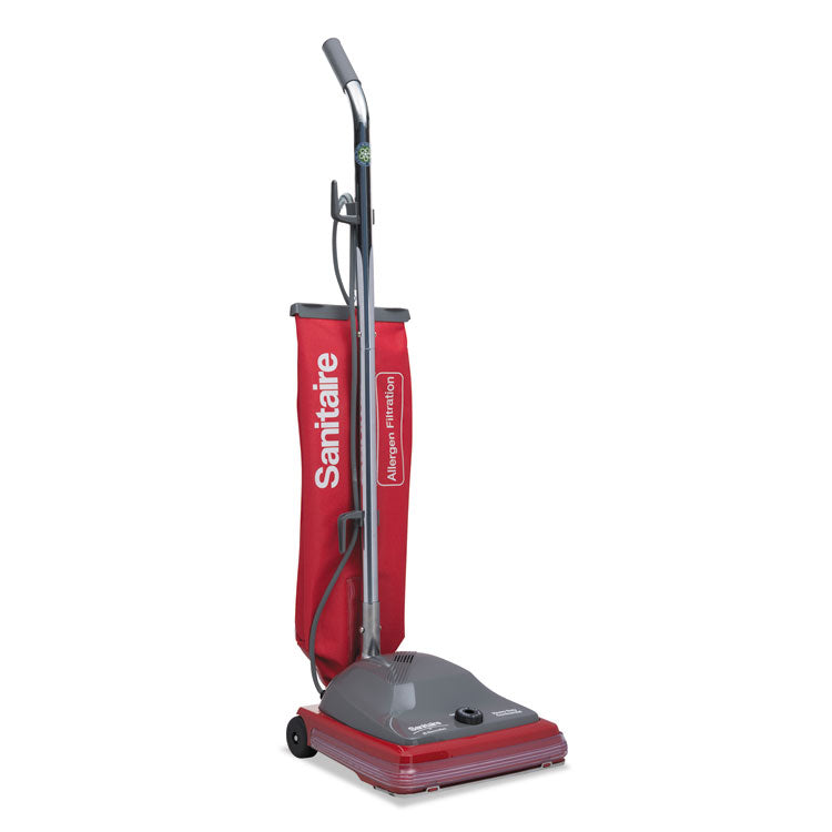 Sanitaire® TRADITION Upright Vacuum SC688A, 12" Cleaning Path, Gray/Red (EURSC688B)