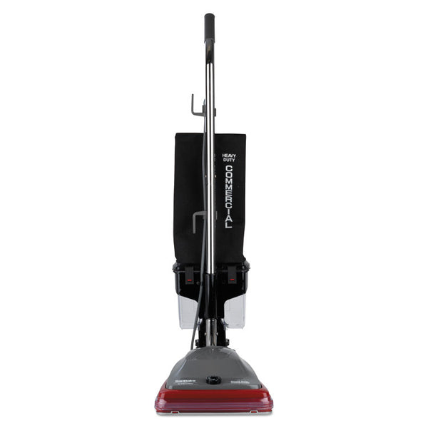 Sanitaire® TRADITION Upright Vacuum SC689A, 12" Cleaning Path, Gray/Red/Black (EURSC689B)