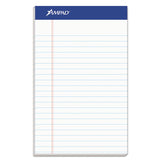 Ampad® Recycled Writing Pads, Narrow Rule, Politex Green Kelsu Headband, 50 White 5 x 8 Sheets, Dozen (TOP20154)