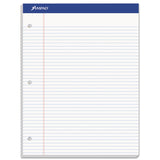 Ampad® Double Sheet Pads, Narrow Rule, 100 White 8.5 x 11.75 Sheets (TOP20346) Each