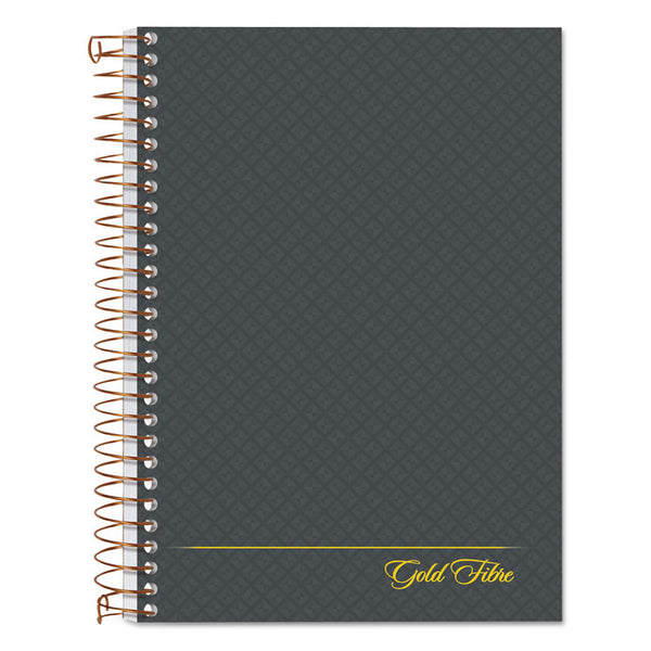 Ampad® Gold Fibre Personal Notebooks, 1-Subject, Medium/College Rule, Designer Gray Cover, (100) 7 x 5 Sheets (TOP20803)