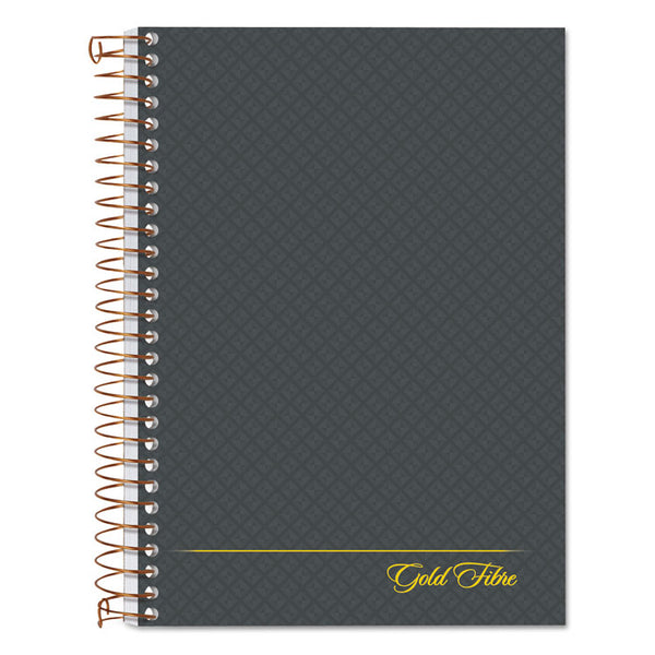 Ampad® Gold Fibre Personal Notebooks, 1-Subject, Medium/College Rule, Designer Gray Cover, (100) 7 x 5 Sheets (TOP20803) Each