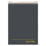 Ampad® Gold Fibre Wirebound Project Notes Pad, Project-Management Format, Gray Cover, 70 White 8.5 x 11.75 Sheets (TOP20813) Each